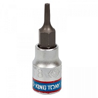 Головка торцевая TORX Т08 L=37мм 1/4" (KING TONY)